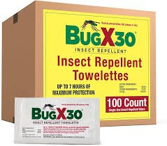 (1) BOX OF APPROX (50) INSECT REPELLENT TOWELETTES