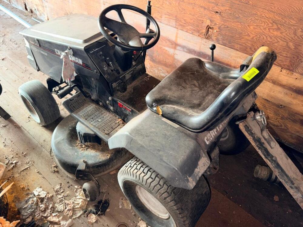 SEARS CRAFTSMAN RIDING LAWN MOWER.
