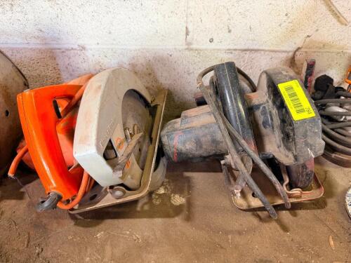 (2) ASSORTED CIRC SAWS.