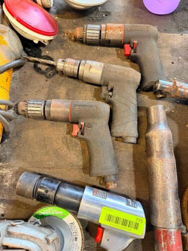 (4) ASSORTED PNEUMATIC HAND TOOLS