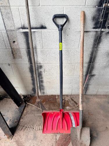 (3) ASSORTED LONG HANDLE TOOLS