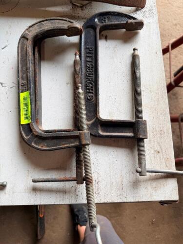 (1) LOT OF ASSORTED HAND TOOLS AND CLAMPS