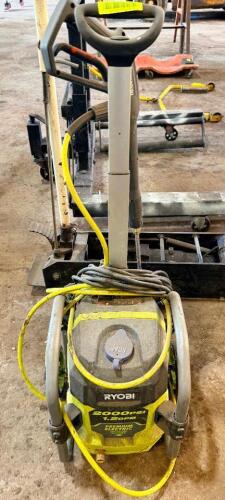 RYOBI 2000 PSI ELECTRIC PRESSURE WASHER.