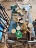 MILLER MILLER MATIC 252 MIG WELDER WITH CART, LEADS, GUN, GROUND CLAMP, MULTIPLE REGULATORS AND TORCHES. INCLUDES ADDITIONAL GAS REGULATORS AND ACCESSORIES. - 4