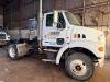 STERLING DAY CAB SEMI TRUCK TRACTOR, TANDEM AXLE CONFIGURATION, FIFTH WHEEL, DIESEL ENGINE, MANUAL TRANSMISSION, AIR RIDE SUSPENSION, EXHAUST STACK, ALUMINUM FUEL TANK, INTERIOR SHOWS WEAR WITH TORN SEAT, EXTERIOR SHOWS DUST, SURFACE RUST ON FRAME AND WHE - 2