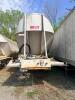 FRUEHAUF PNEUMATIC DRY BULK TANK TRAILER WITH ALUMINUM TANK, MULTIPLE HOPPER DISCHARGE SYSTEM, REAR CONTROL VALVES, AND DUAL AXLE CONFIGURATION. . EQUIPPED WITH ACCESS LADDER, TOP HATCHES, AND AIR SYSTEM COMPONENTS. - 3