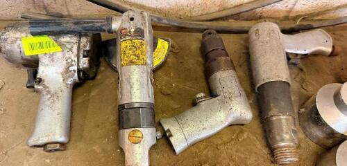 (4) ASSORTED PNEUMATIC HAND TOOLS