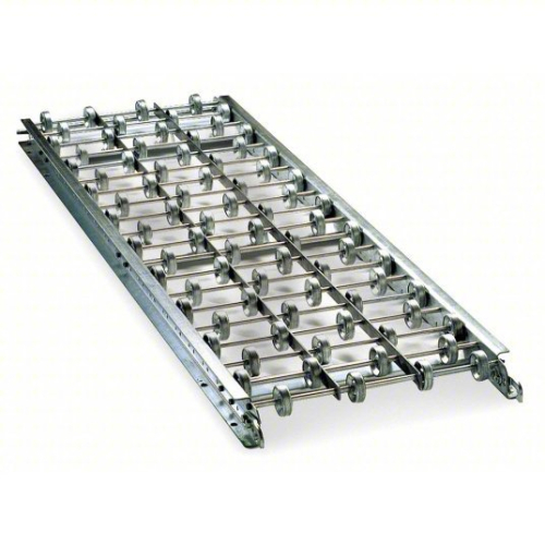 (2) ROLLER CONVEYOR, SKATE WHEELS
