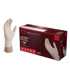 (3) BOXES OF (100) DISPOSABLE GLOVES