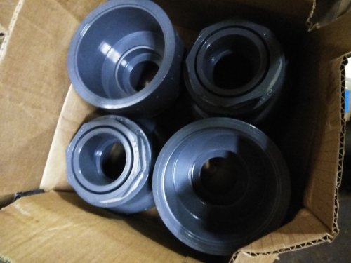 (4) PVC PIPE ADAPTERS