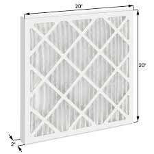 (2) PLEATED AIR FILTERS
