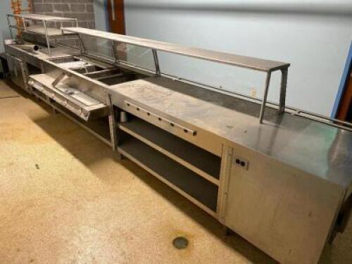 17' STAINLESS BUFFET LINE.