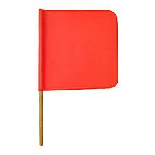 (1) HI VIZ FLAG