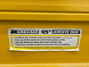 RENEGADE JOB BOX STORAGE CHEST WITH HINGED LID, RECESSED HANDLES, AND HEAVY DUTY CASTERS - 5