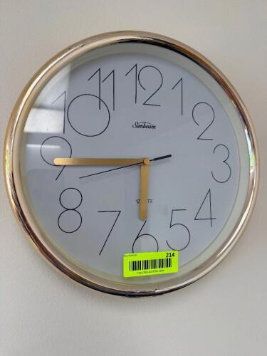 SUNBEAM WALL CLOCK.