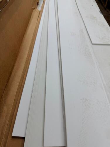 (1) LOT OF ROPPE CONTOURS PROFILED WHITE WALL BASE