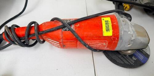MILWAUKEE 7" HEAVY-DUTY ANGLE GRINDER, 120V CORDED
