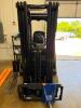 CATERPILLAR FORKLIFT WITH SOLID TIRES, OVERHEAD GUARD, SIDE BATTERY COMPARTMENT, MULTI-STAGE MAST, FORK ATTACHMENT WITH SIDE PLATE, OPERATOR SEAT WITH CONTROLS, DASH DISPLAY, HOUR METER 3468.6 HOURS - 11
