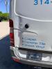 MERCEDES-BENZ WHITE CARGO VAN WITH HIGH ROOF, REAR CARGO AREA, BULKHEAD PARTITION, ROOF LADDER RACK, TOW HITCH, STEEL WHEELS, CLOTH SEATS WITH COVERS, POWER WINDOWS/MIRRORS, DASH DISPLAY, EMISSIONS MODIFICATION LABEL PRESENT, ODOMETER 195,908 MILES - 15