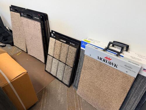 (1) LOT OF ASSORTED CARPET AND FLOORING SAMPLES