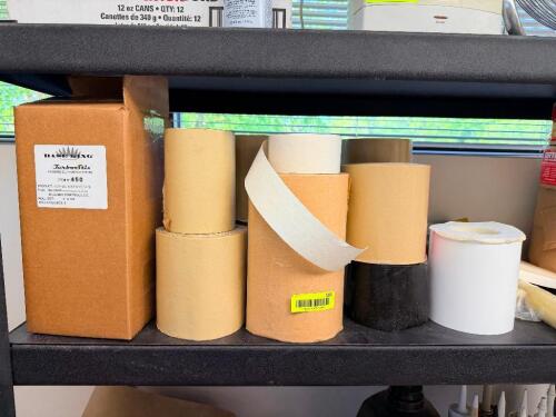 (1) LOT OF ASSORTED MASKING AND ADHESIVE TAP AND MATERIALS