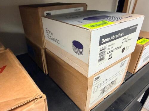 (4) BOXES OF 7 X 7/8" 60 GRIT DISCS.