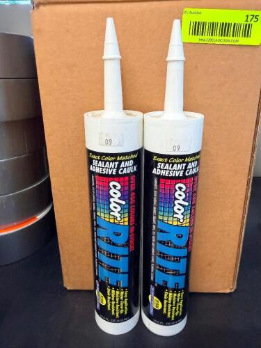 (2) CASES OF EXACT COLOR MATCH SEALANT AND CAULK