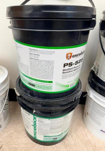 (2) BUCKETS OF ASSORTED ADHESIVE.