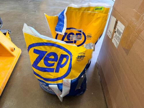 (1) LOT OF ASSORTED ZEP SWEEPING COMPOUND.