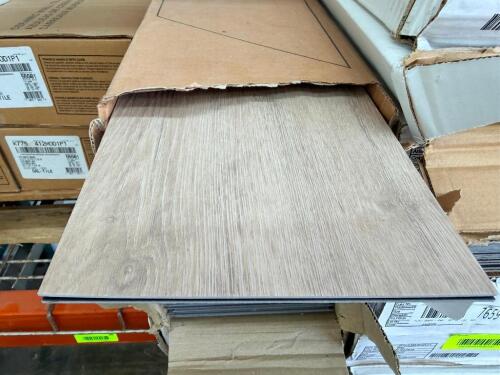 (3) BOXES OF LUXURY VINYL PLANK FLOORING CARTONS LABELED DESIGN PVP-147