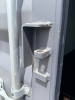 20' RAYFORE SHIPPING CONTAINER WITH DOUBLE SWING DOORS, LOCKING BARS, AND WEATHER-SEALED INTERIOR, GRAY FINISH, CLEAN INTERIOR FLOOR AND WALLS - 12