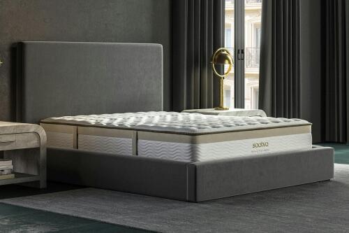 SAATVA LOOM AND LEAF RELAXED FIRM MEMORY FOAM KING MATTRESS