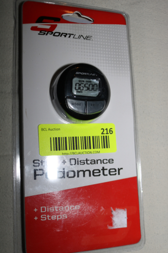 SPORTLINE STOP AND DISTANCE PEDOMETER