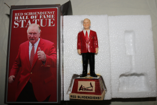 ST LOUIS CARDINALS RED SCHOENDIENST HAL OF FAME STATUE