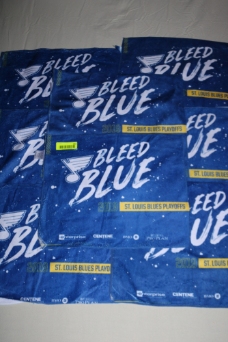 ST LOUIS BLUES BLEED BLUE 2019 PLAYOFF RALLY TOWELS X 8