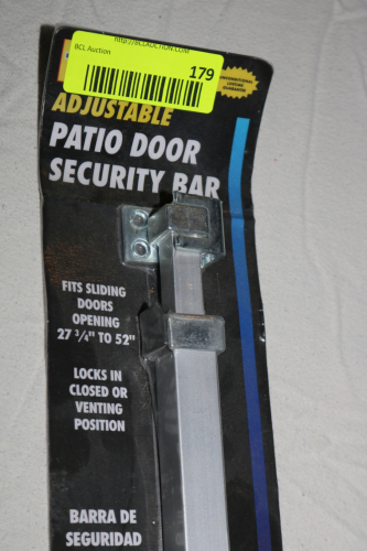 ADJUSTABLE PATIO DOOR SECURITY BAR