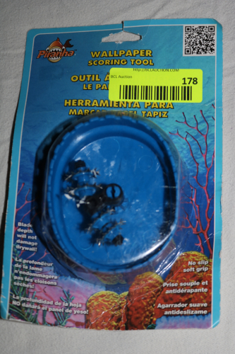 PIRANHA WALLPAPER SCORING TOOL WALLPAPER REMOVAL DEVICE