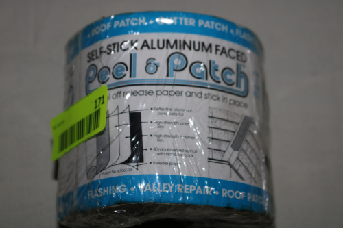 SELF-STICK ALUMINUM FACED PEEL AND PATCH FLASHING ROOF REPAIR TAPE