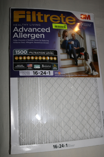 3M FILTRETE ADVANCED ALLERGEN 16X24X1 HVAC AIR FILTER