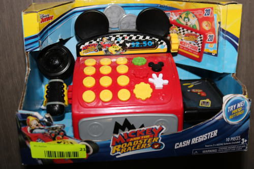 MICKEY AND THE ROADSTER RACERS CASH REGISTER TOY