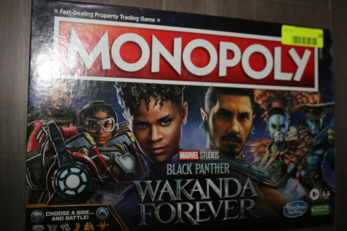 MARVEL BLACK PANTHER WAKANDA FOREVER MONOPOLY BOARD GAME