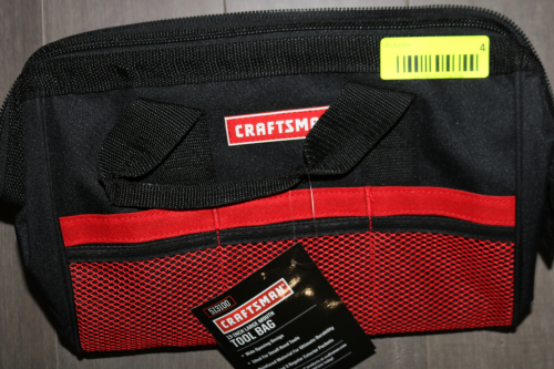 CRAFTSMAN 13IN LARGE MOUTH TOOL BAG