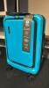 NEW, BLUE CARRY ON LUGGAGE SUIT CASE WITH ADDITIONAL HARD CASE INSIDE - 3