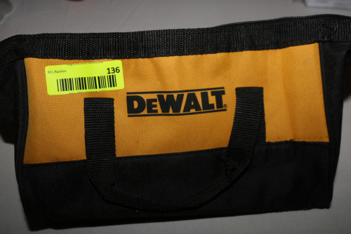 DEWALT ZIPPERED SMALL TOOL BAG TOTE
