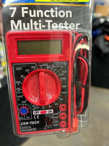 CEN-TECH 7 FUNCTION DIGITAL MULTI-METER UNIT