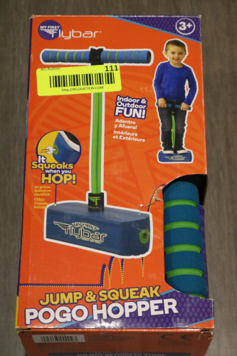 MY FIRST FLYBAR JUMP AND SQUEAK POGO HOPPER KIDS TOY