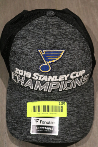 FANATICS ST LOUIS BLUES 2019 STANLEY CUP CHAMPIONS BASEBALL HAT