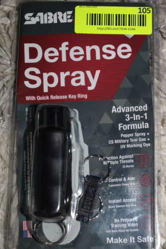 SABRE DEFENESE PEPPER SPRAY KIT