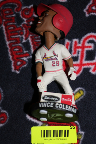 ST LOUIS CARDINALS VINCE COLEMAN BOBBLEHEAD DOLL