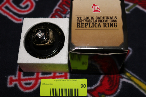 ST LOUIS CARDINALS 1967 WORLD CHAMPIONS WORLD SERIES RING REPLICA